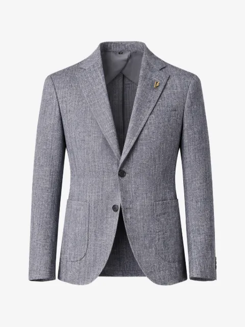 Pal Zileri textured single-breasted blazer