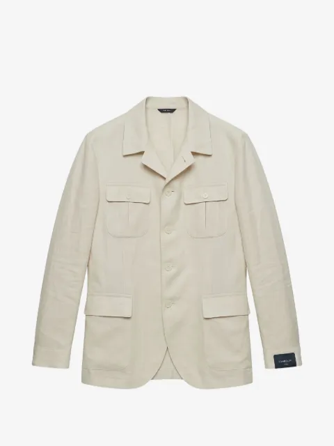 Tombolini patch-pocket shirt jacket