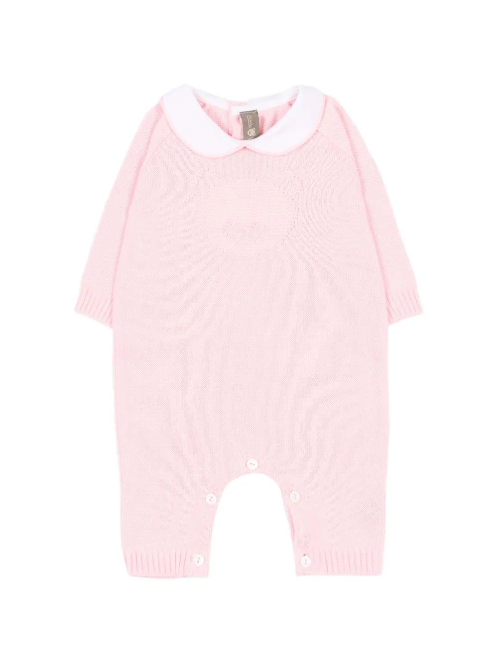 Little Bear collared romper - Rosa