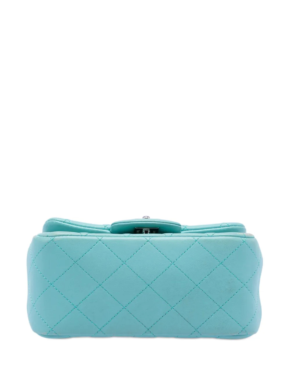 2018-2019 Mini Square Classic Lambskin Single Flap Crossbody Bag