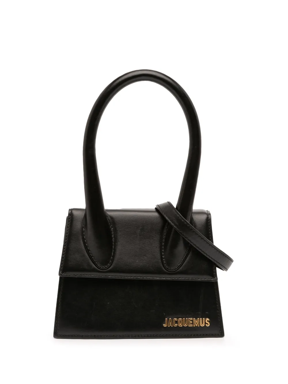 Jacquemus Pre-Owned 2000-2025 Leather Le Chiquito Moyen satchel - Nero
