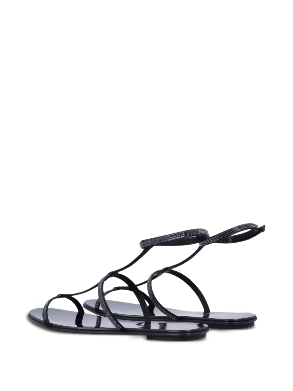  Pedro Garcia Enola T-bar Sandals - Black 