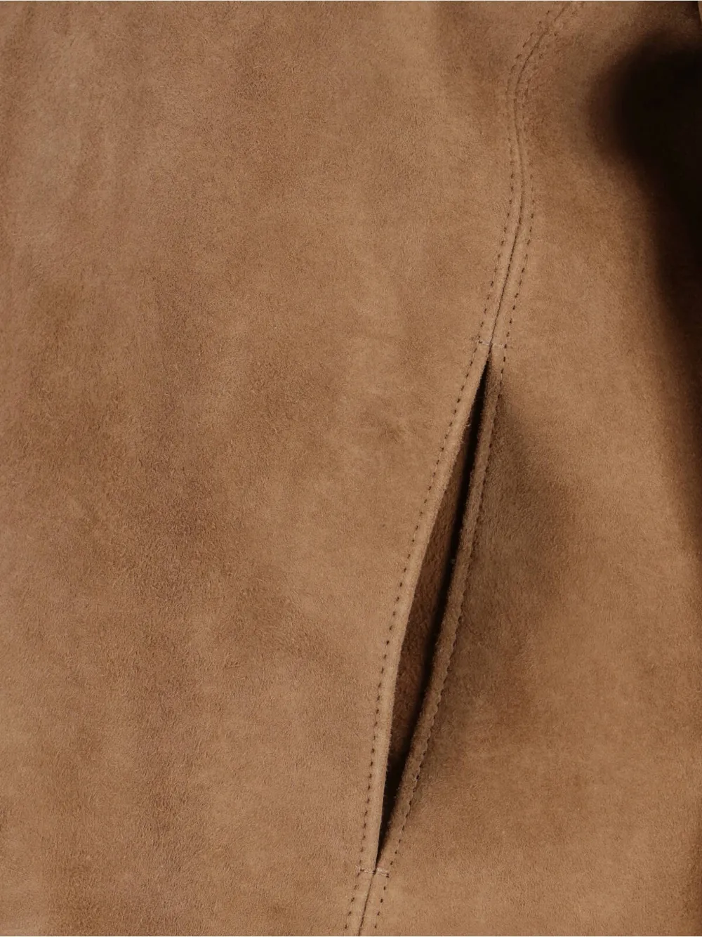  Low Classic Suede Jacket - Brown 