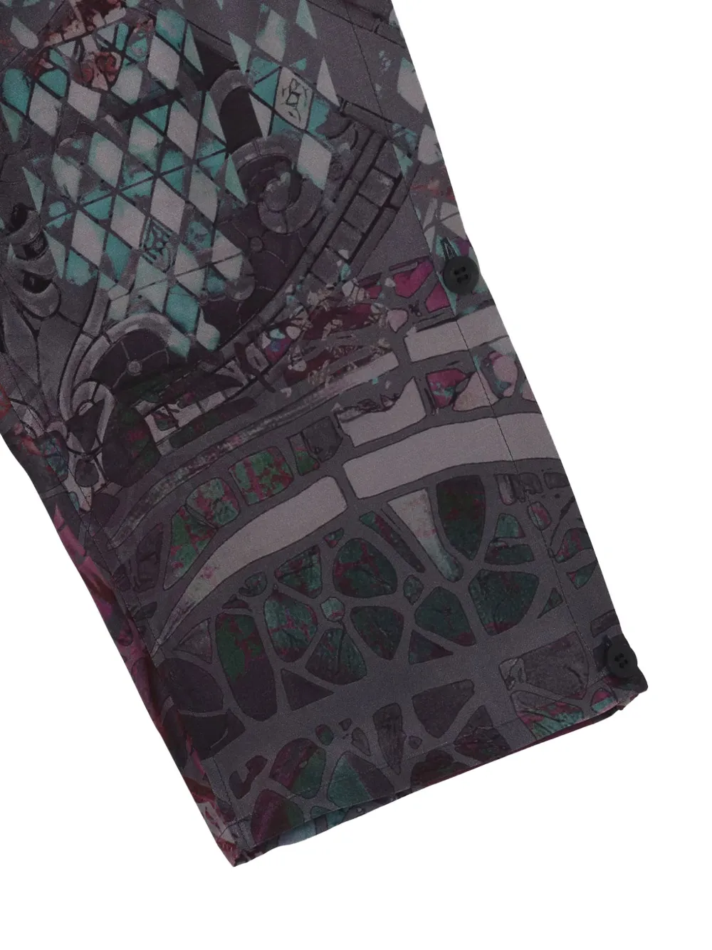 Yohji Yamamoto Overhemd met print Grijs