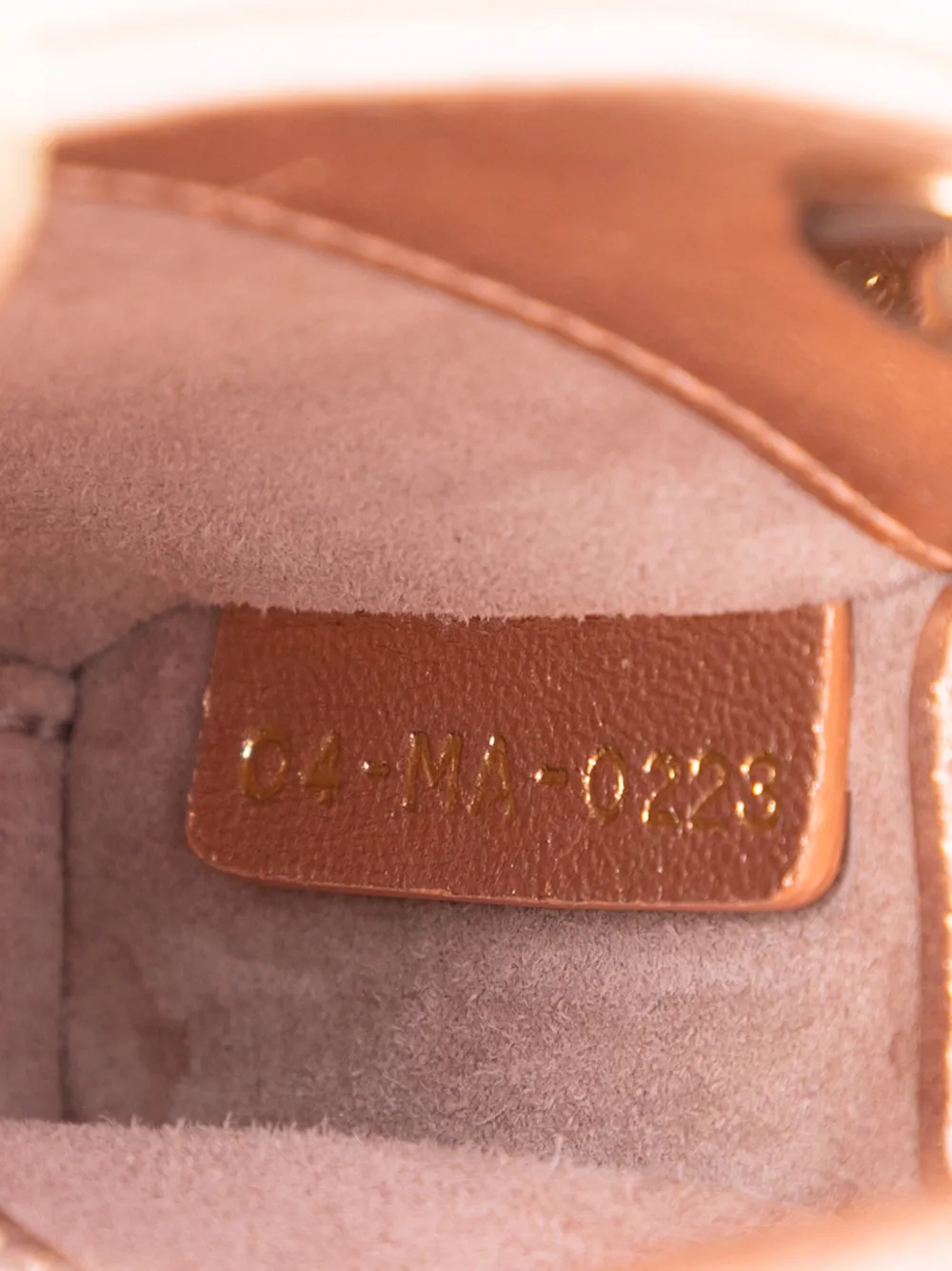 2023 Micro Metallic Calfskin Cannage Beaded Lady Dior Satchel