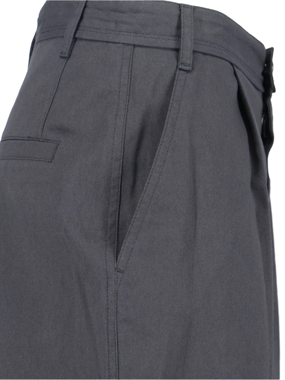 Low Classic High waist broek Grijs