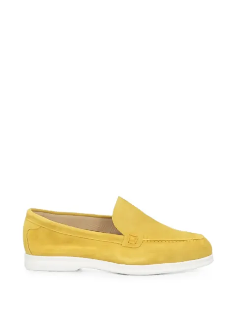 Doucal's suede slip-on loafers