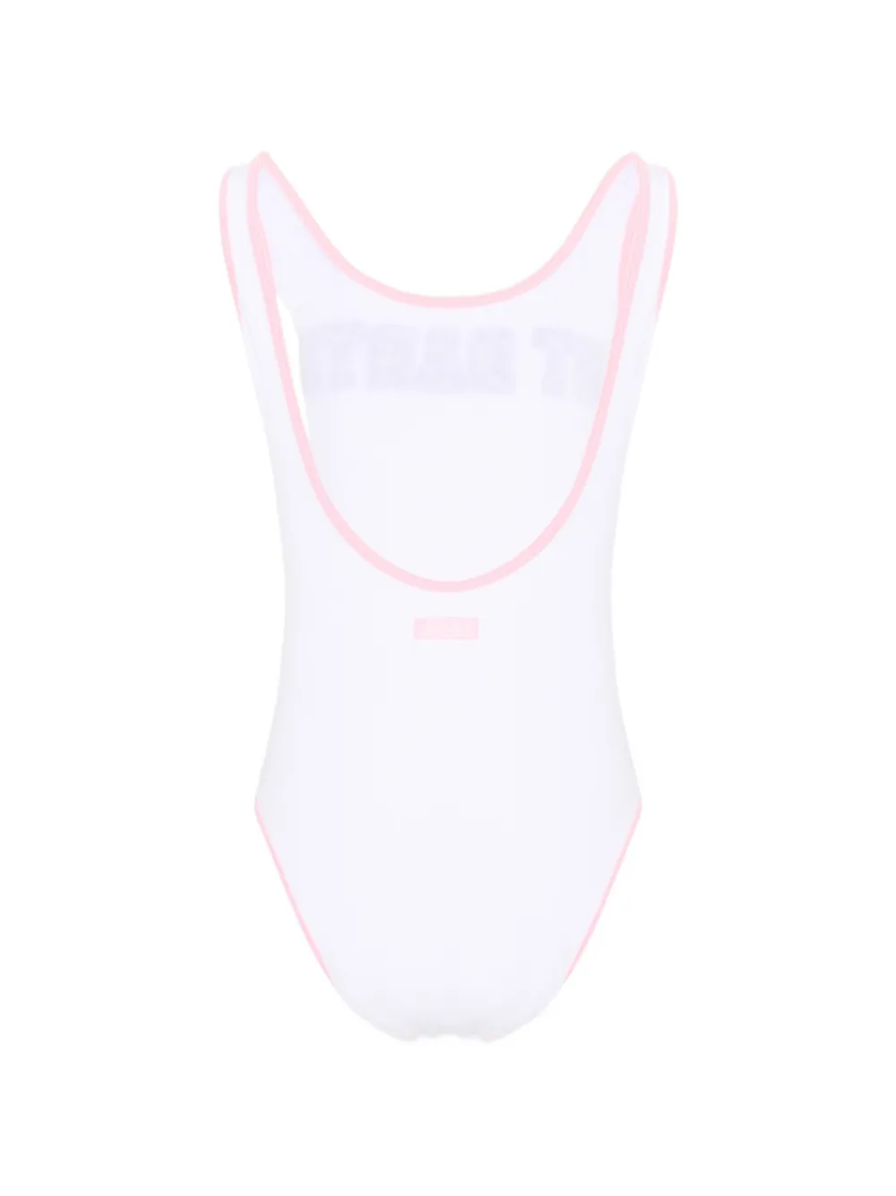 MC2 Saint Barth Kids Badpak met letterdetail Wit