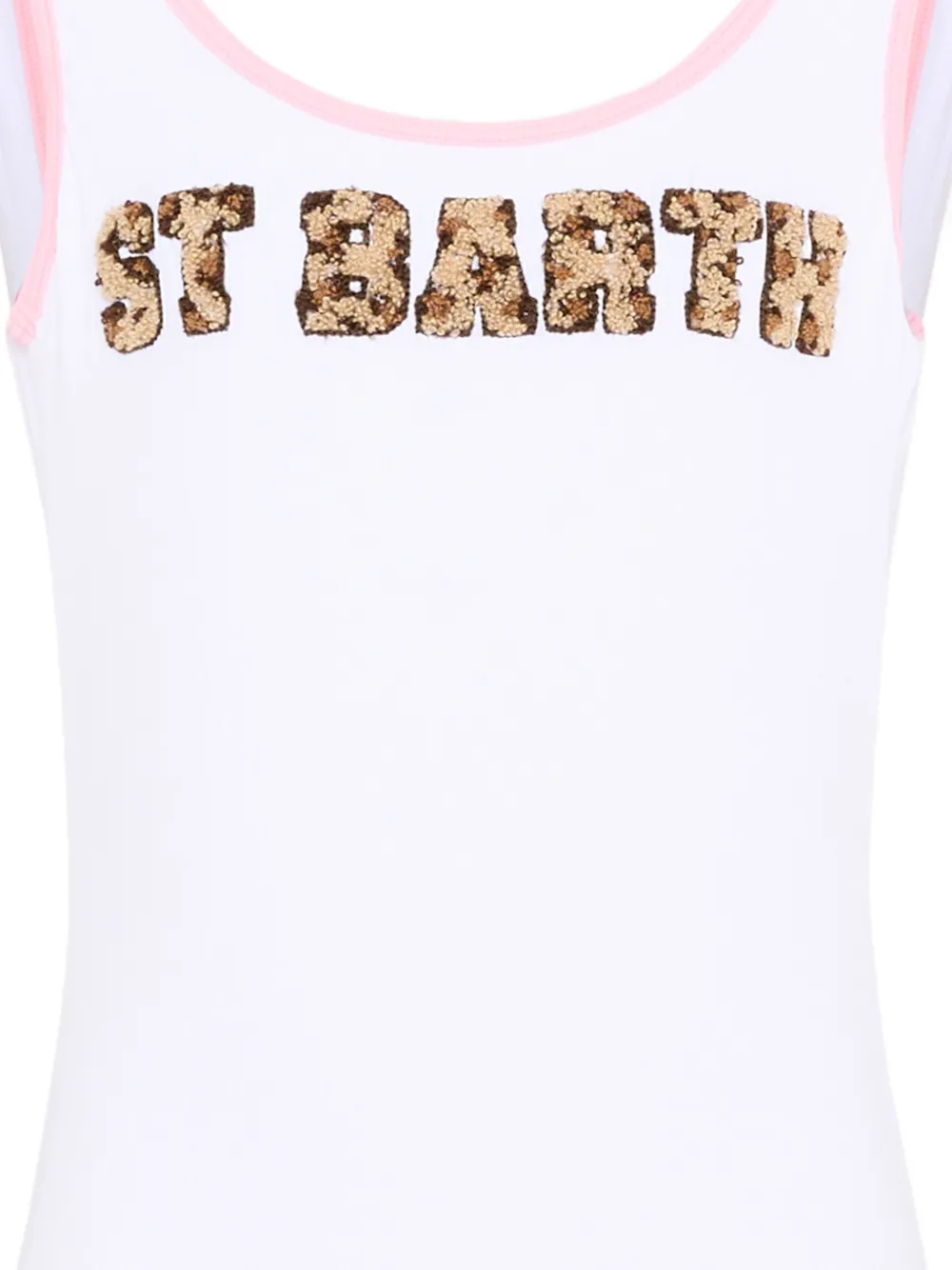MC2 Saint Barth Kids Badpak met letterdetail Wit
