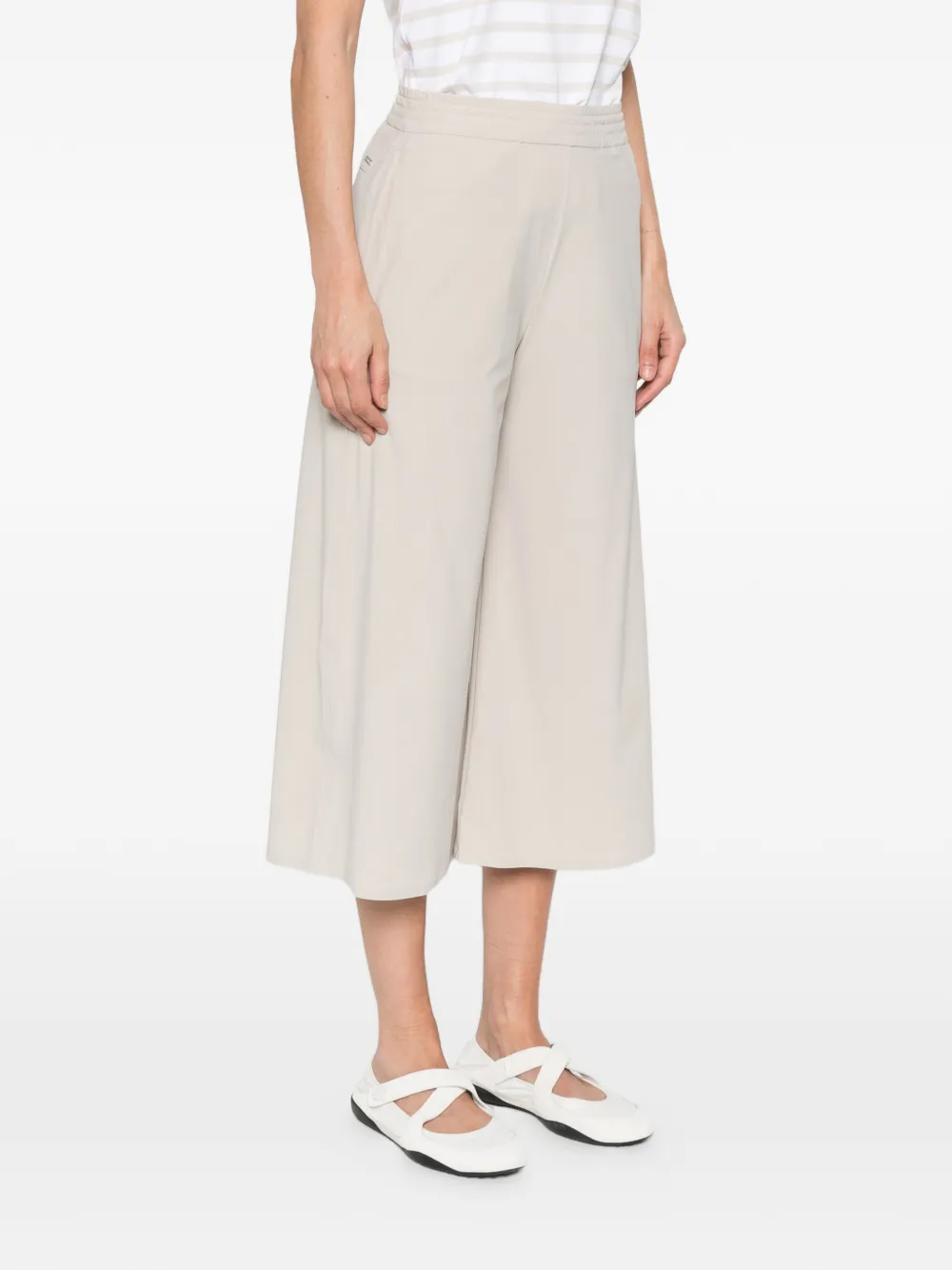  Alpha Tauri Peural Wide-leg Trousers - Neutrals 