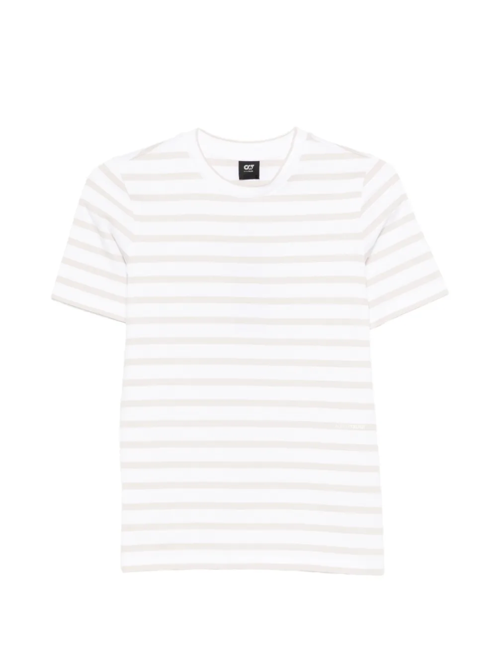 Alpha Tauri Jali striped T-shirt - Nude