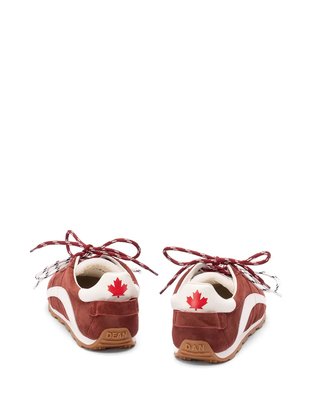 DSQUARED2 Sneakers met ronde neus Rood