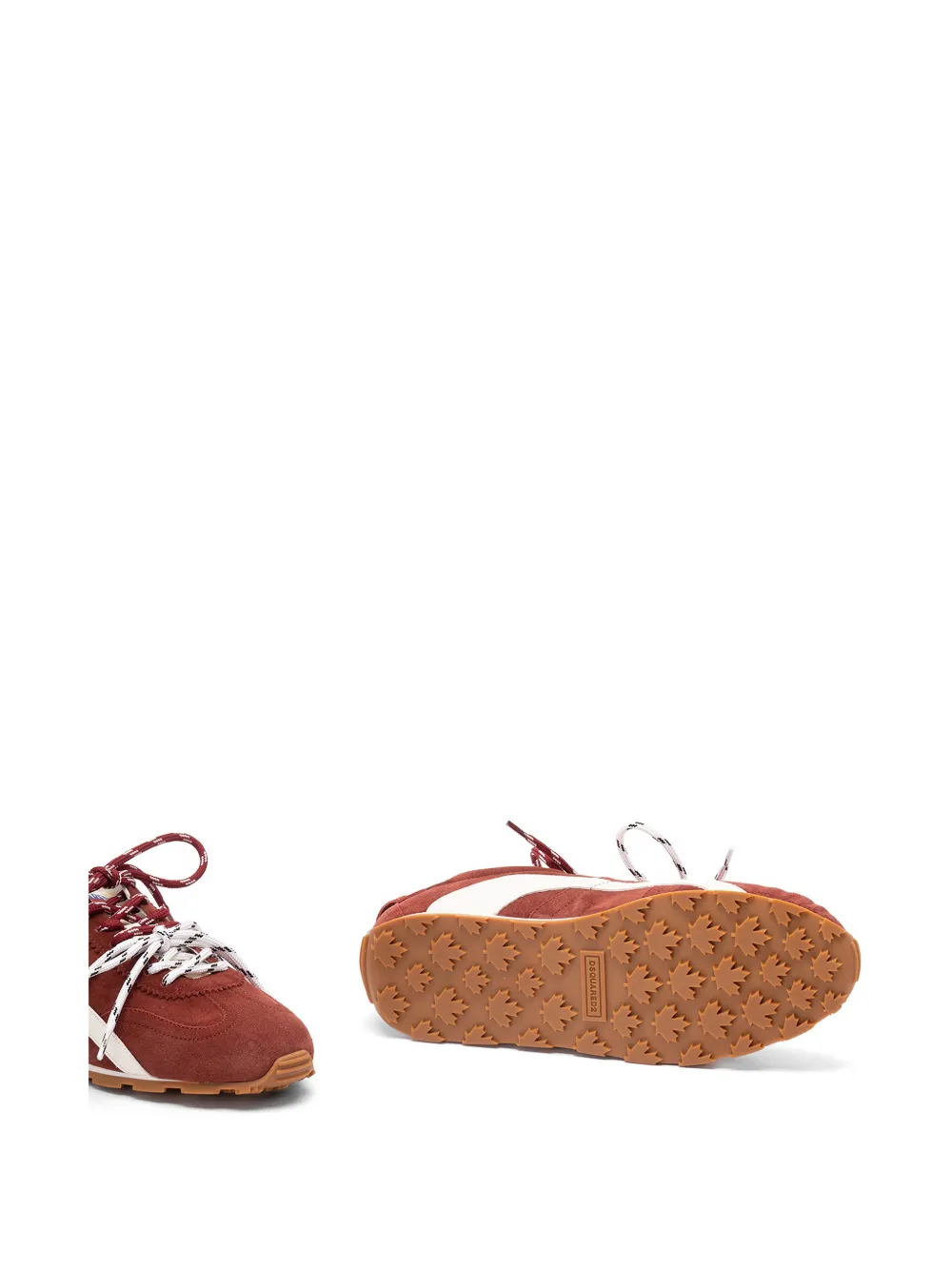 DSQUARED2 Sneakers met ronde neus Rood