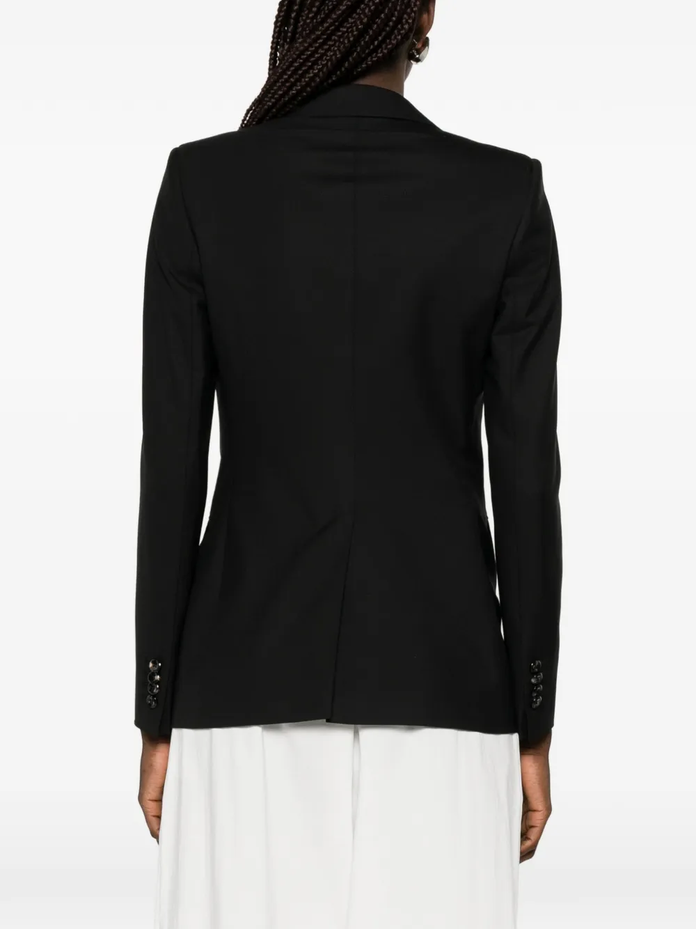 Tagliatore Blazer met enkele rij knopen Zwart