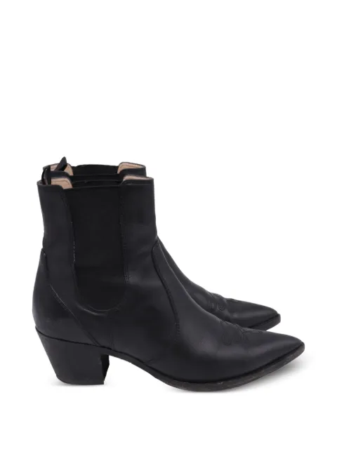 Gianvito Rossi embroidered western ankle boots