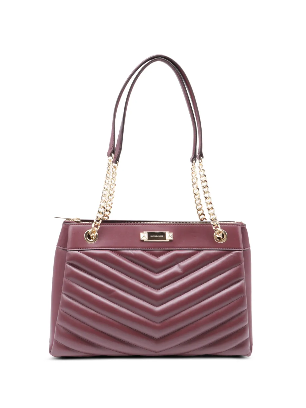 Michael Kors Vintage medium Whitney quilted chain tote bag - Rosso