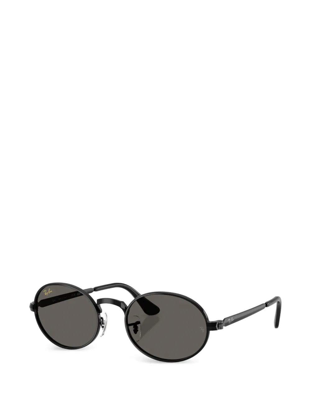 Ray-Ban Zonnebril met ovalen montuur Zwart