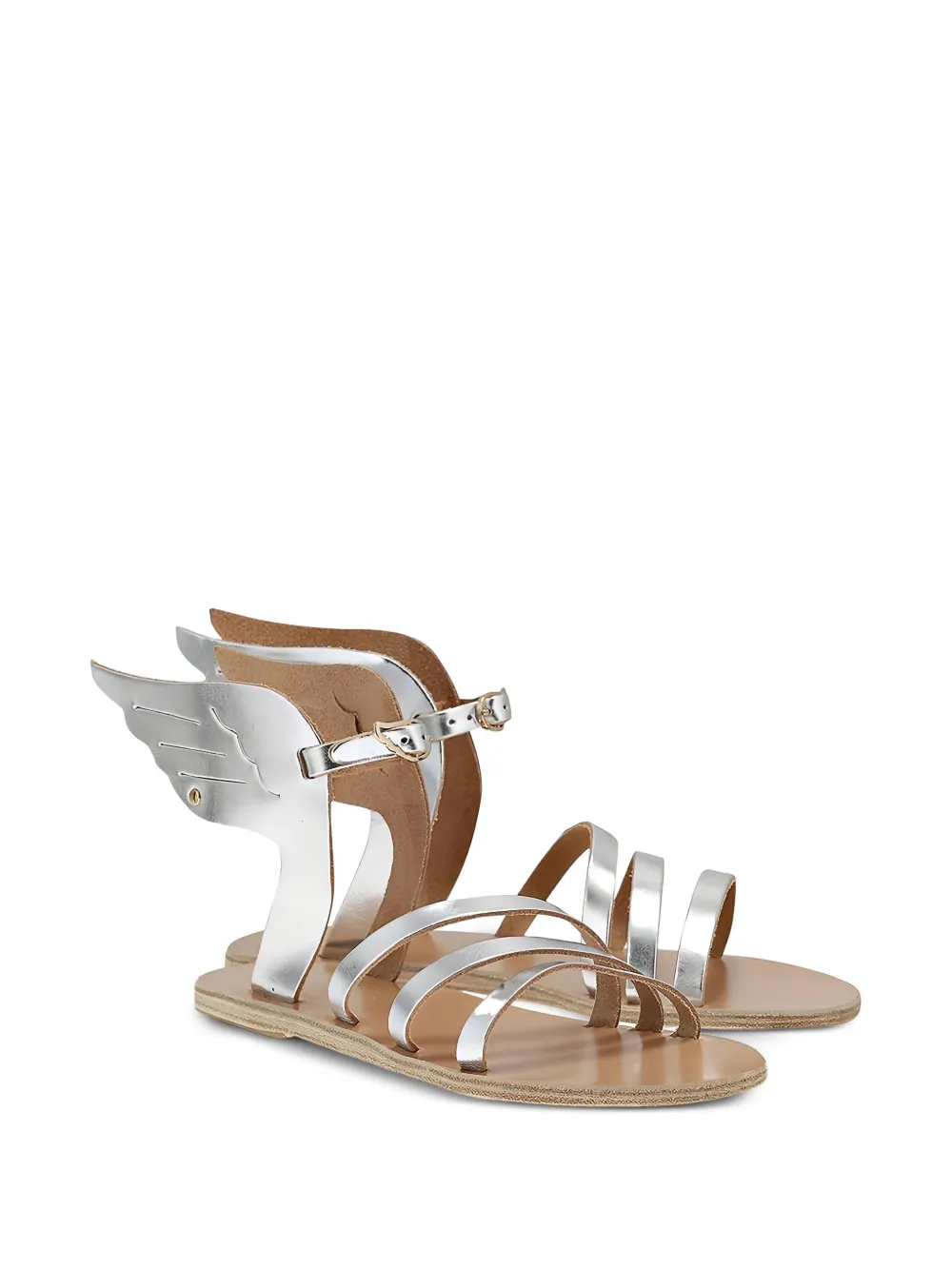 Ancient Greek Sandals Ikaria sandalen met bandje Zilver