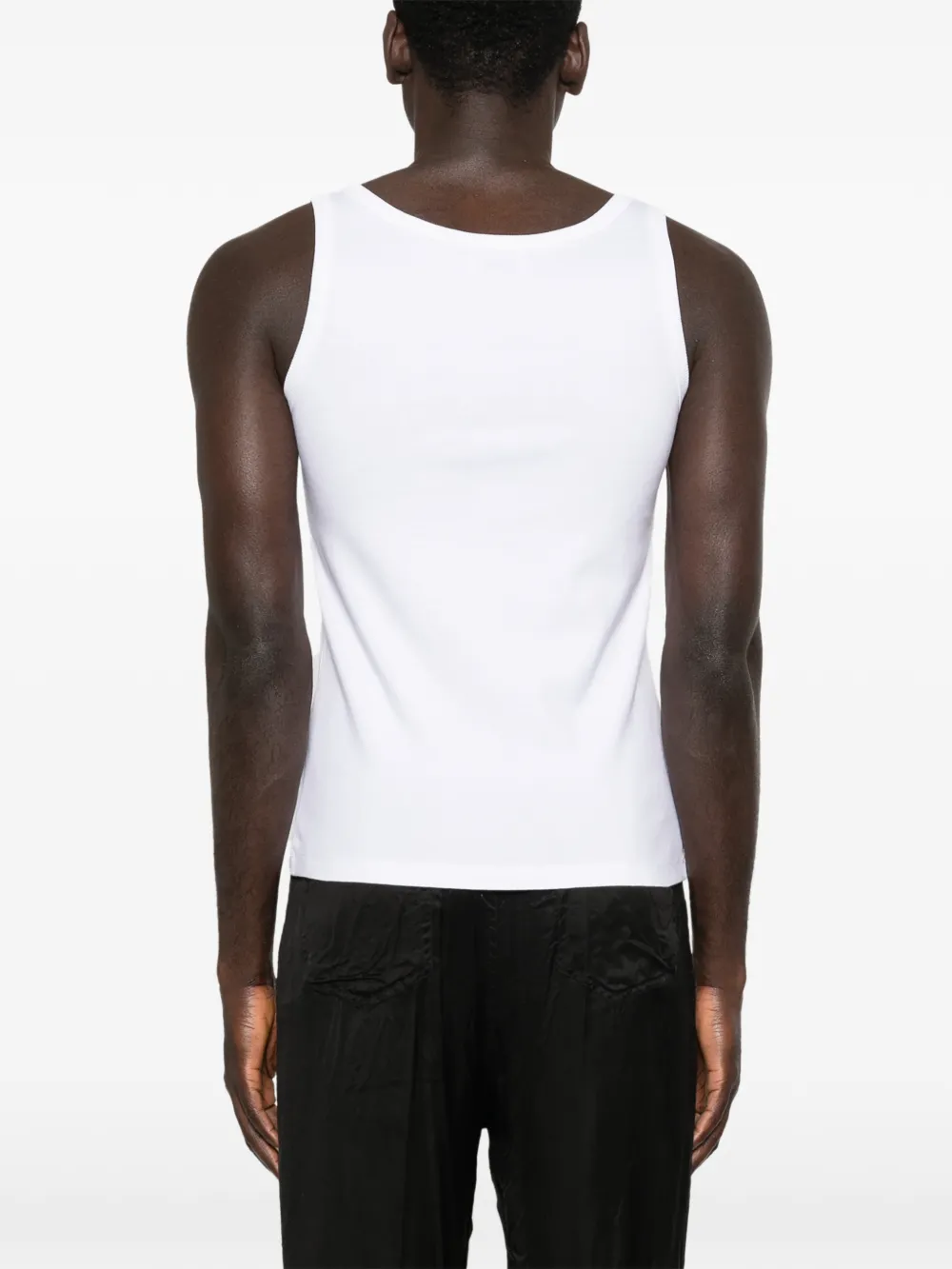 RHUDE Tanktop met geborduurd logo Wit