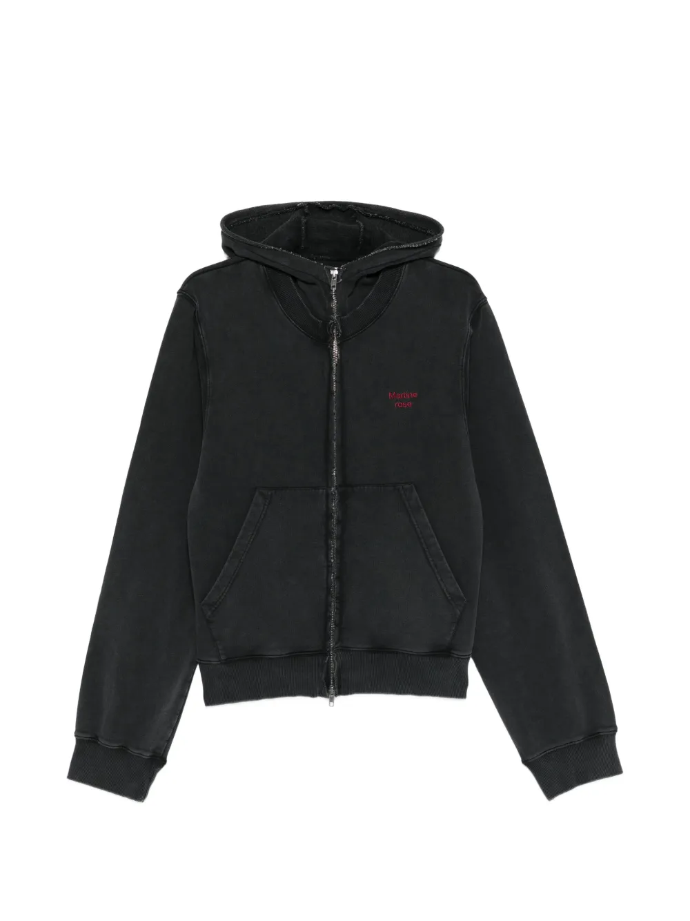 Martine Rose zipped hoodie - Nero