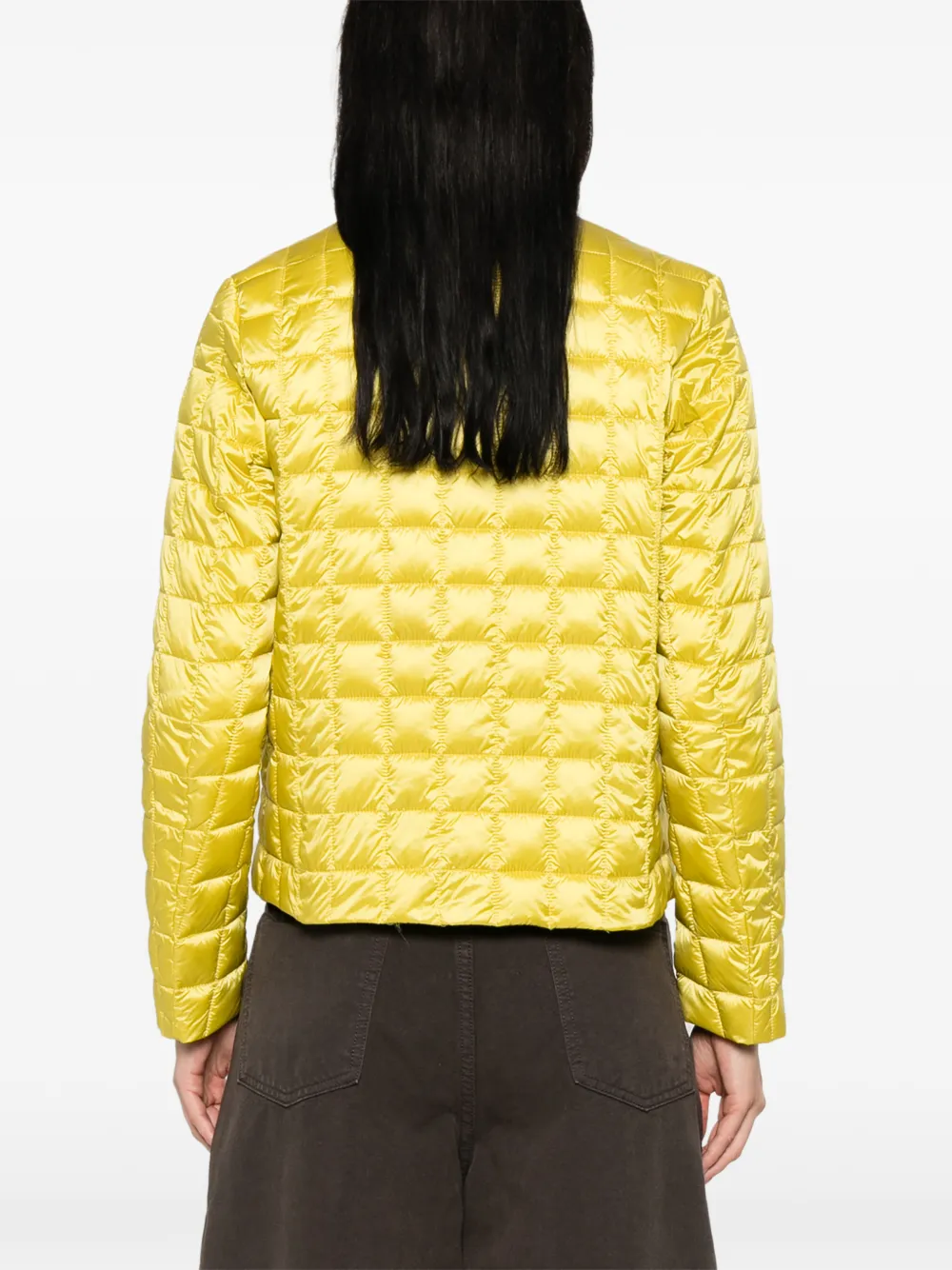 Bomboogie Quilted Jacket In Yellow