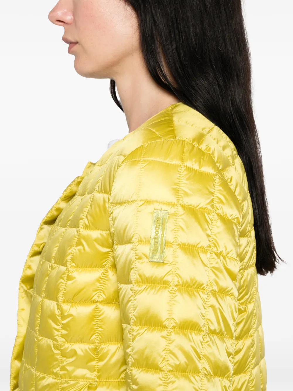 Bomboogie Quilted Jacket In Yellow
