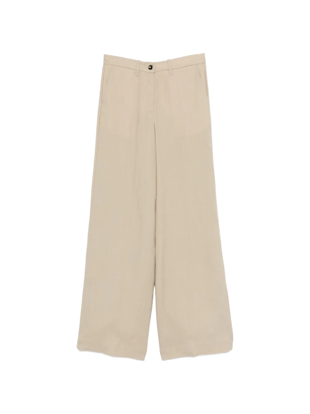 Nine In The Morning Karen button palazzo pants - Toni neutri