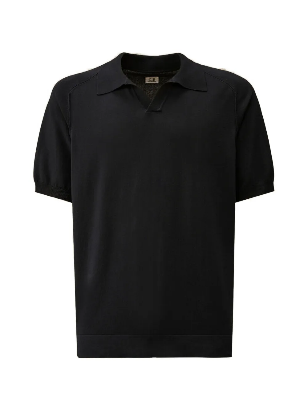 C.P. Company V-neck short-sleeves polo shirt - Blu