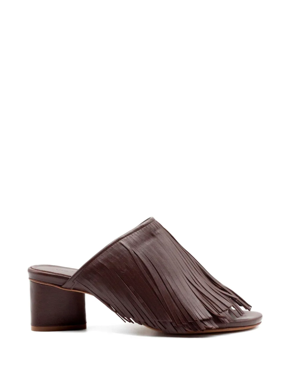 Vic Matie fringed leather sandals - Marrone