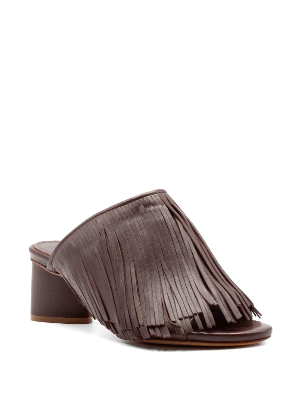 Vic Matie fringed leather sandals Bruin