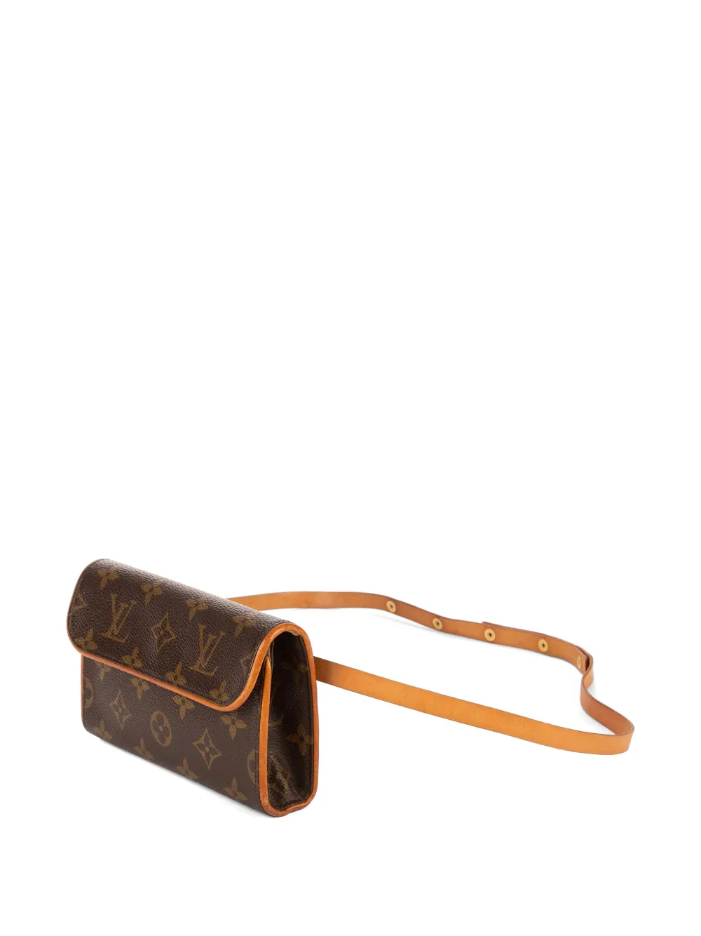Louis Vuitton Pre-Owned Florentine heuptas met monogram Bruin