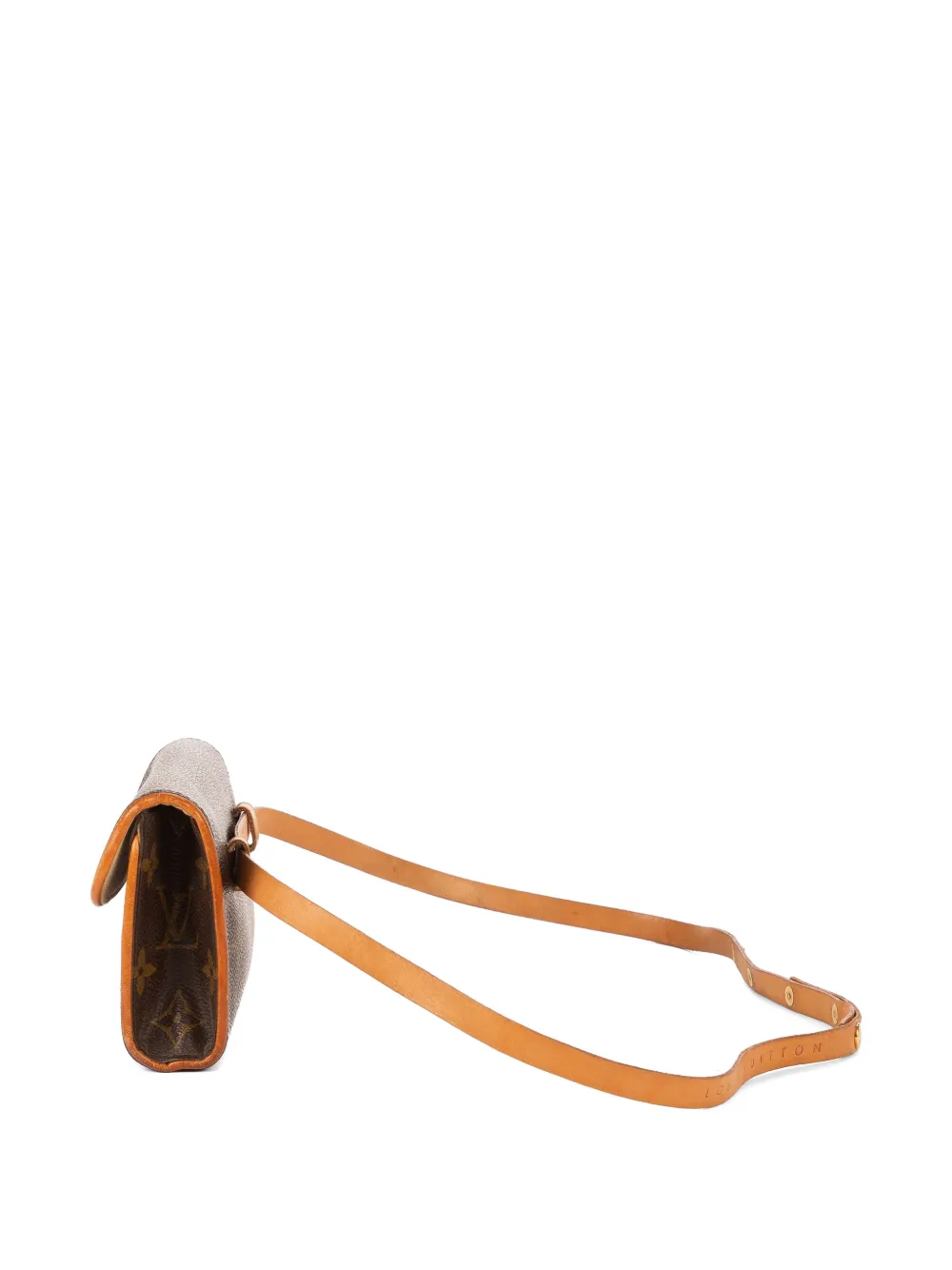 Louis Vuitton Pre-Owned Florentine heuptas met monogram Bruin