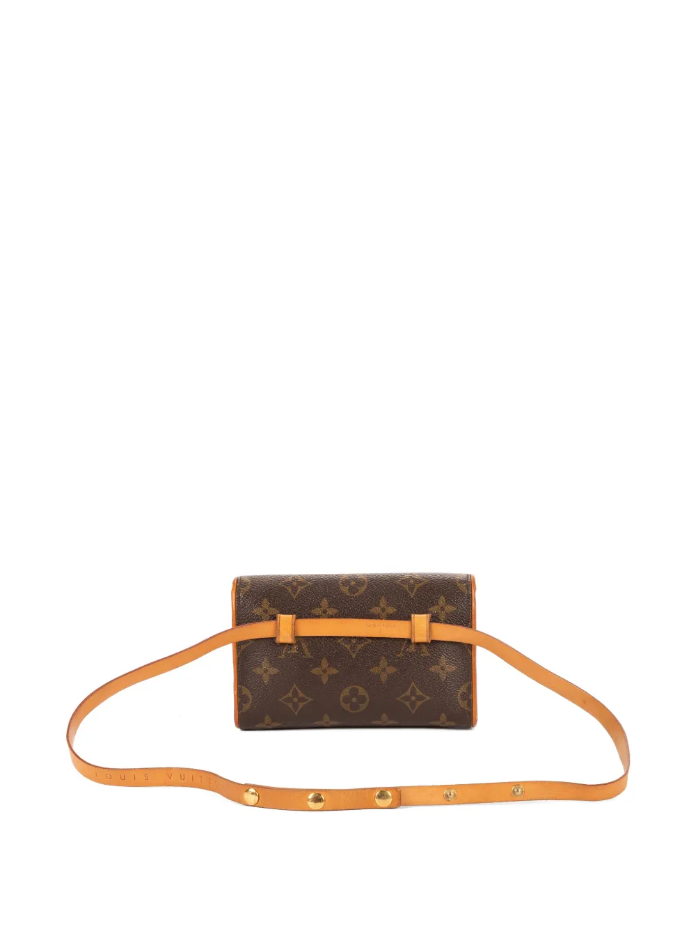 Louis Vuitton Pre-Owned Florentine heuptas met monogram Bruin
