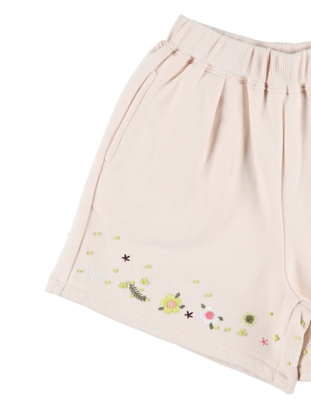  Bonpoint Cornelia Floral-detail Shorts - Neutrals 