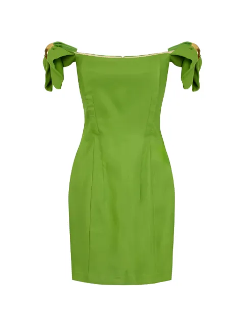 Elisabetta Franchi vestido corto con hombros descubiertos