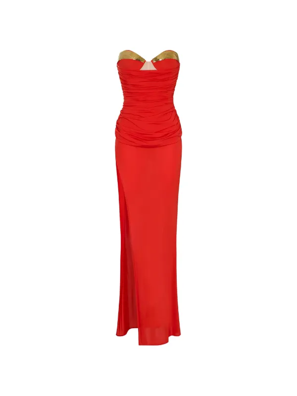 red dress elisabetta franchi Dress