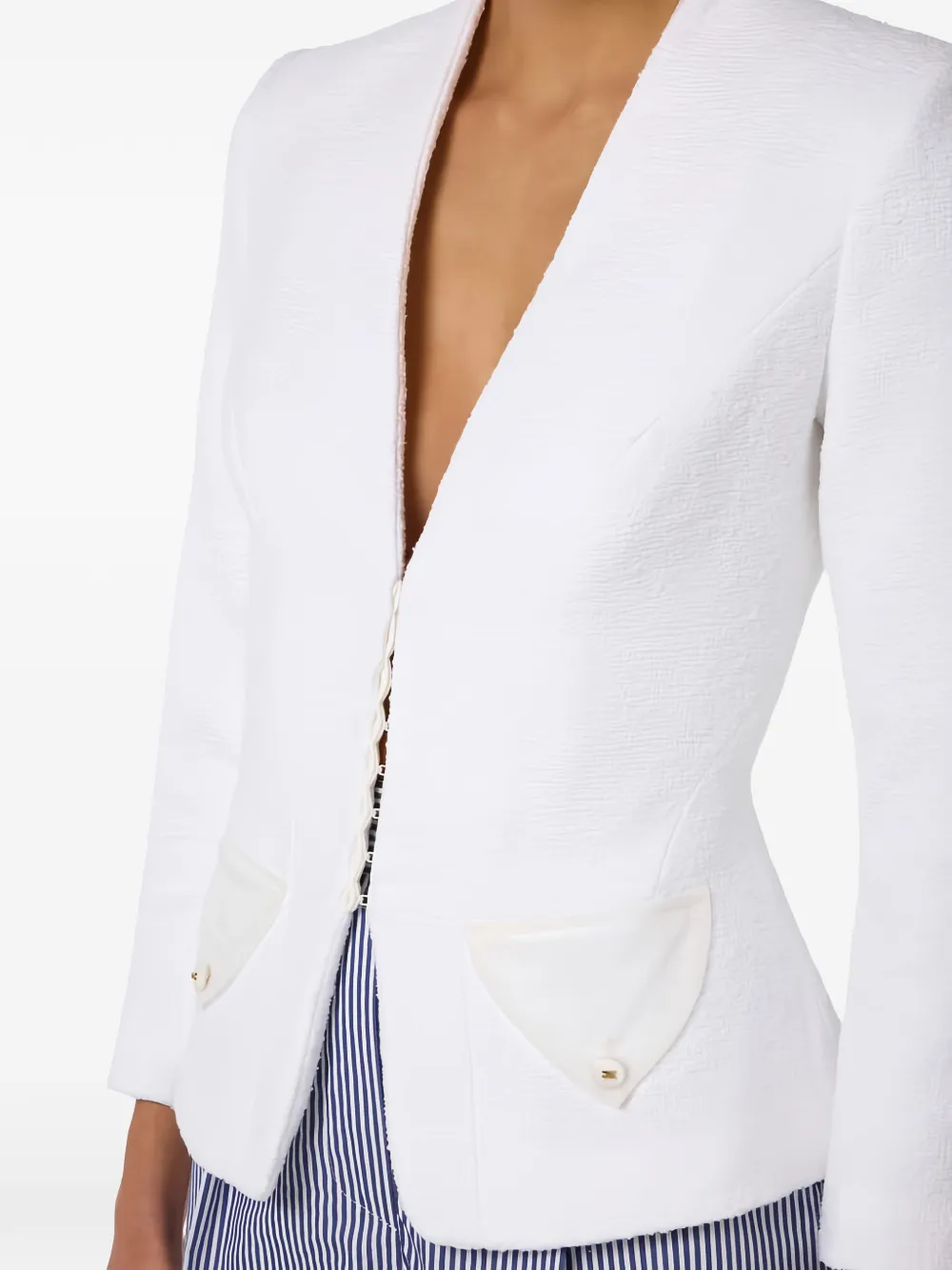 Elisabetta Franchi Bouclé jack Wit