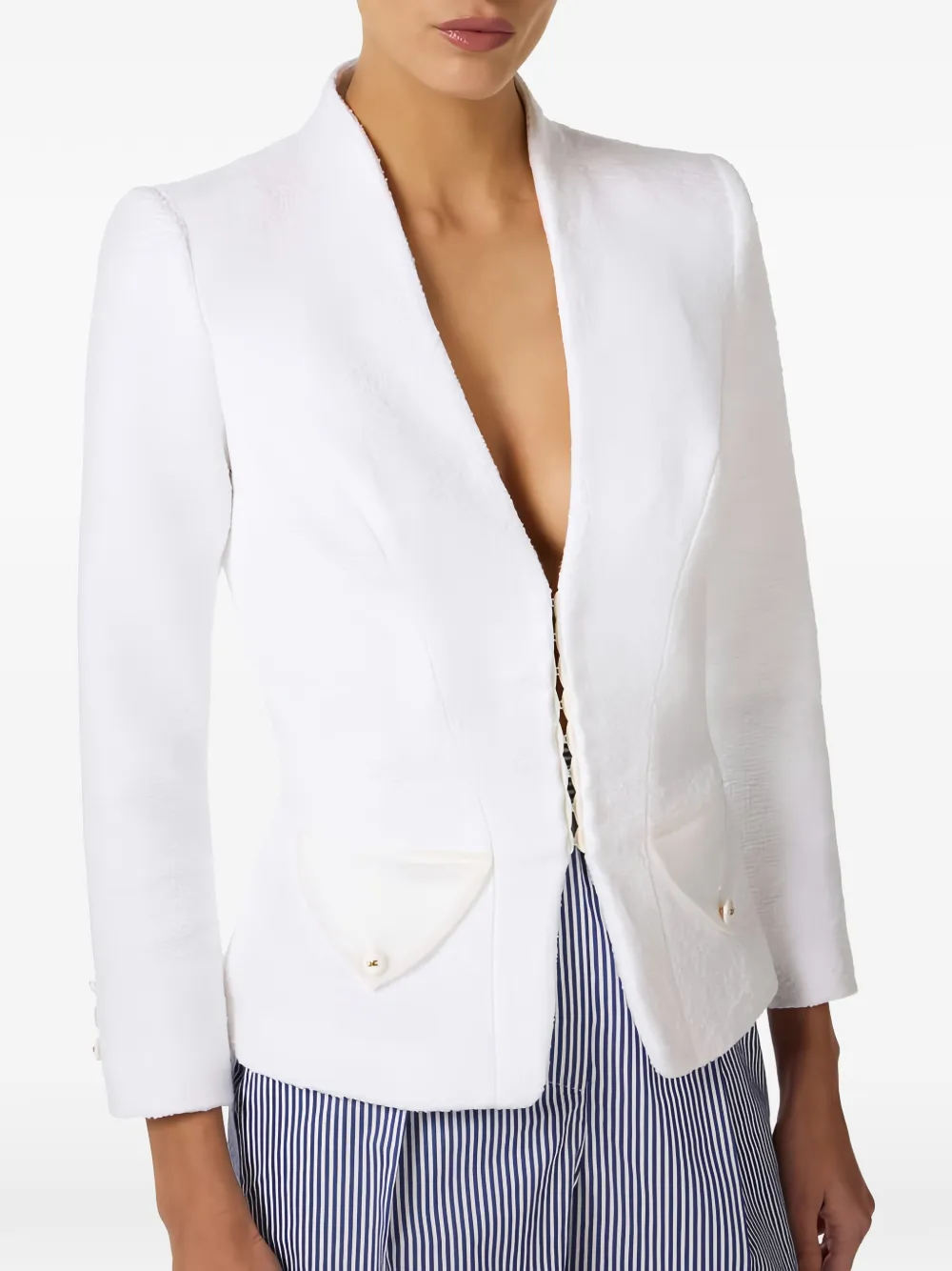 Elisabetta Franchi Bouclé jack Wit