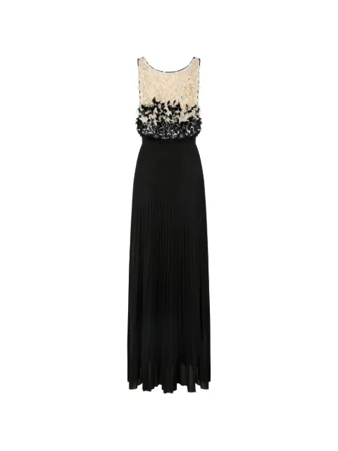 Elisabetta Franchi petal-embellished maxi dress