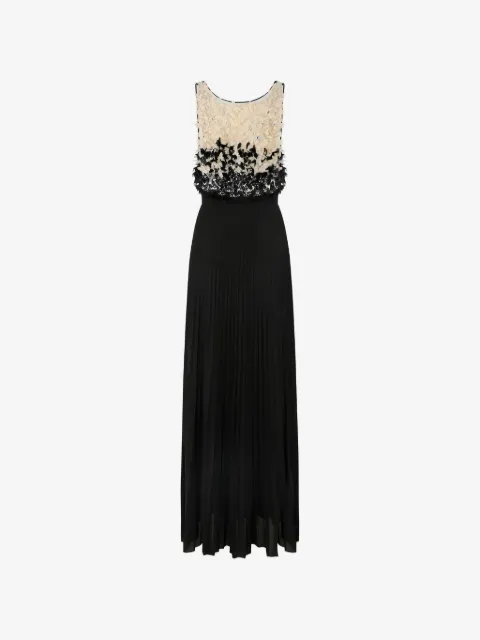 Elisabetta Franchi Red Carpet tulle and lurex jersey dress