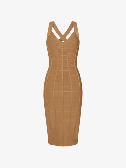 Elisabetta Franchi knit 3D pencil dress
