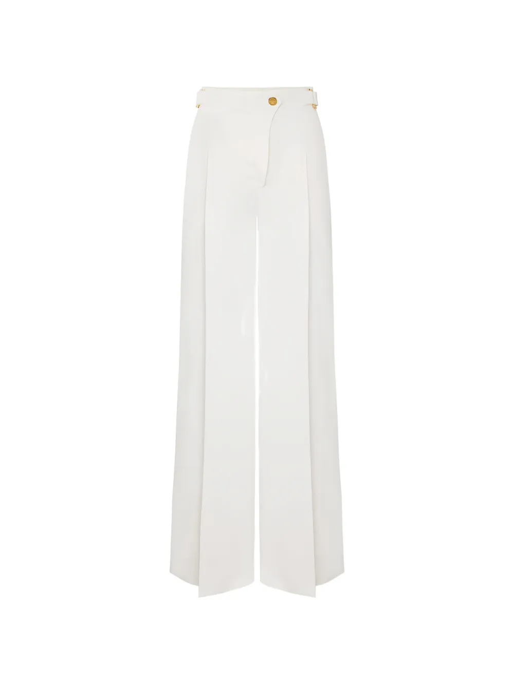 Elisabetta Franchi straps pallazo pants - Bianco