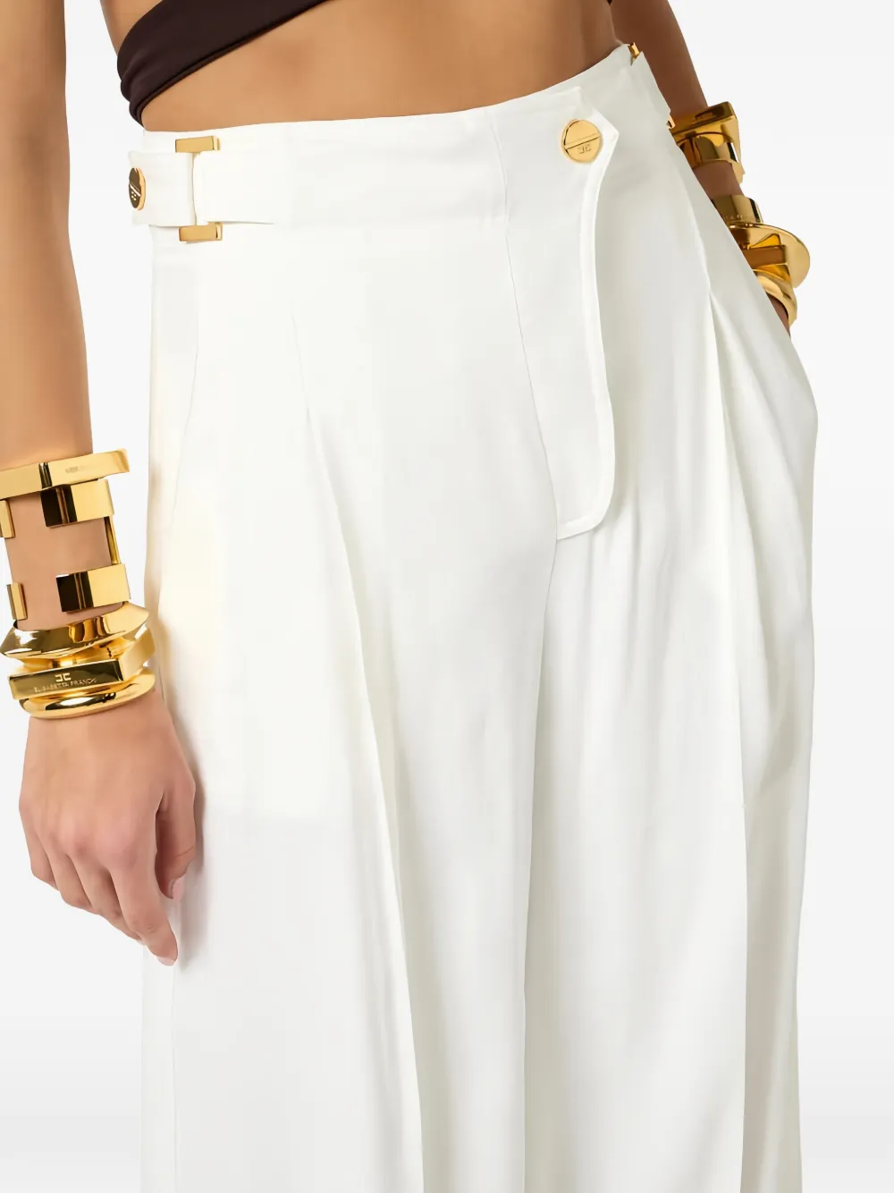 Elisabetta Franchi straps pallazo pants - thumbnail 5 of 5