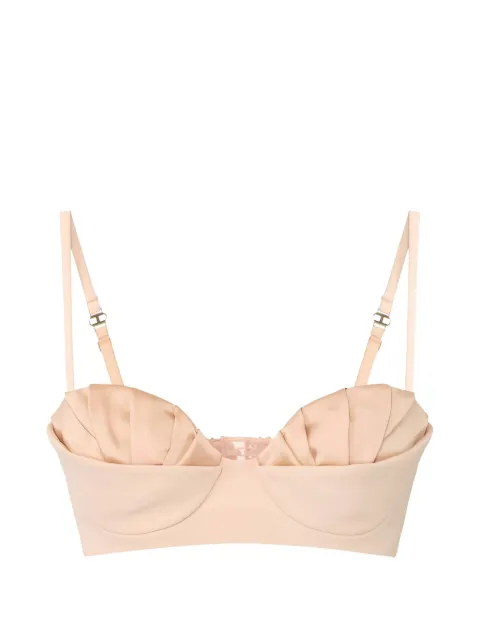 Elisabetta Franchi brasier plisado