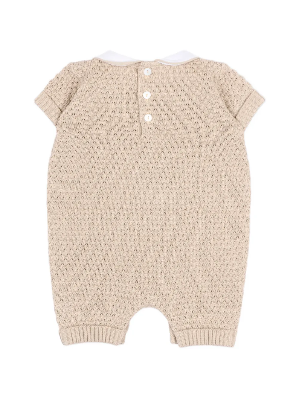  Little Bear Collared Romper - Neutrals 