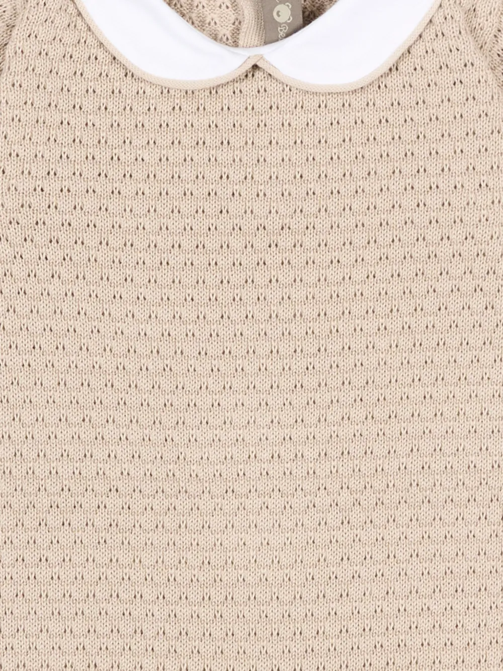  Little Bear Collared Romper - Neutrals 