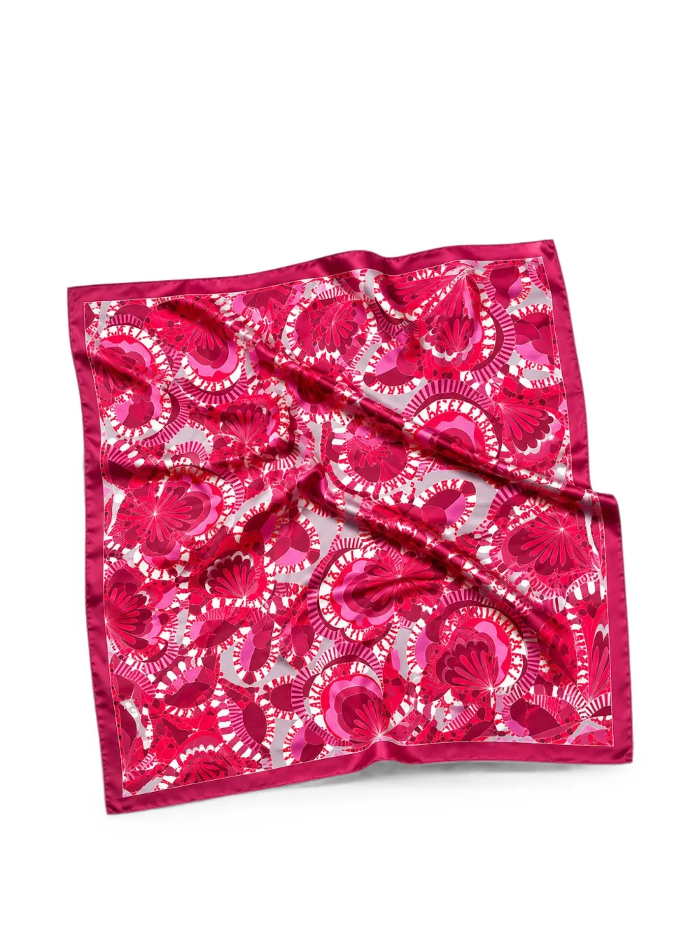 Lancel Sjaal met print Roze