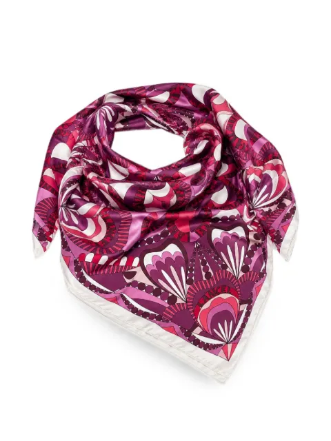 Lancel graphic-print scarf