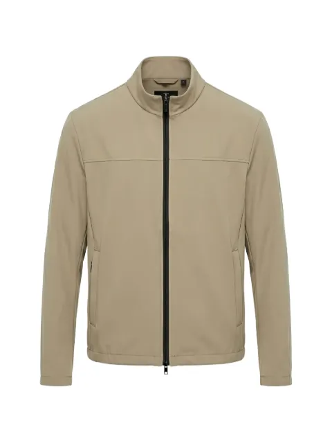 Tombolini logo-print zip-up jacket