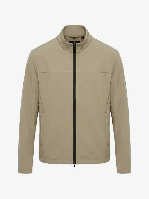 Tombolini logo-print zip-up jacket